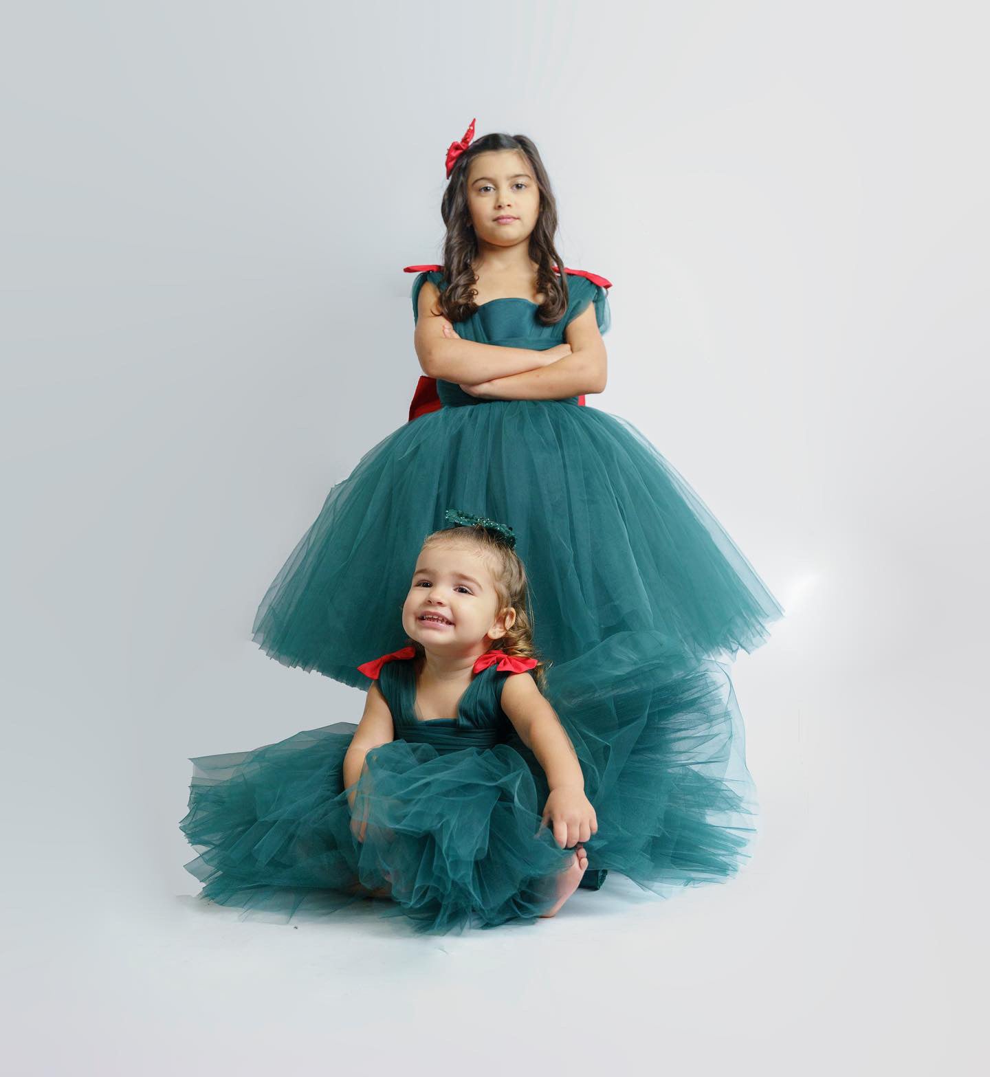 Elena - Robe en tulle volumineuse pour enfant couleur personnalisable