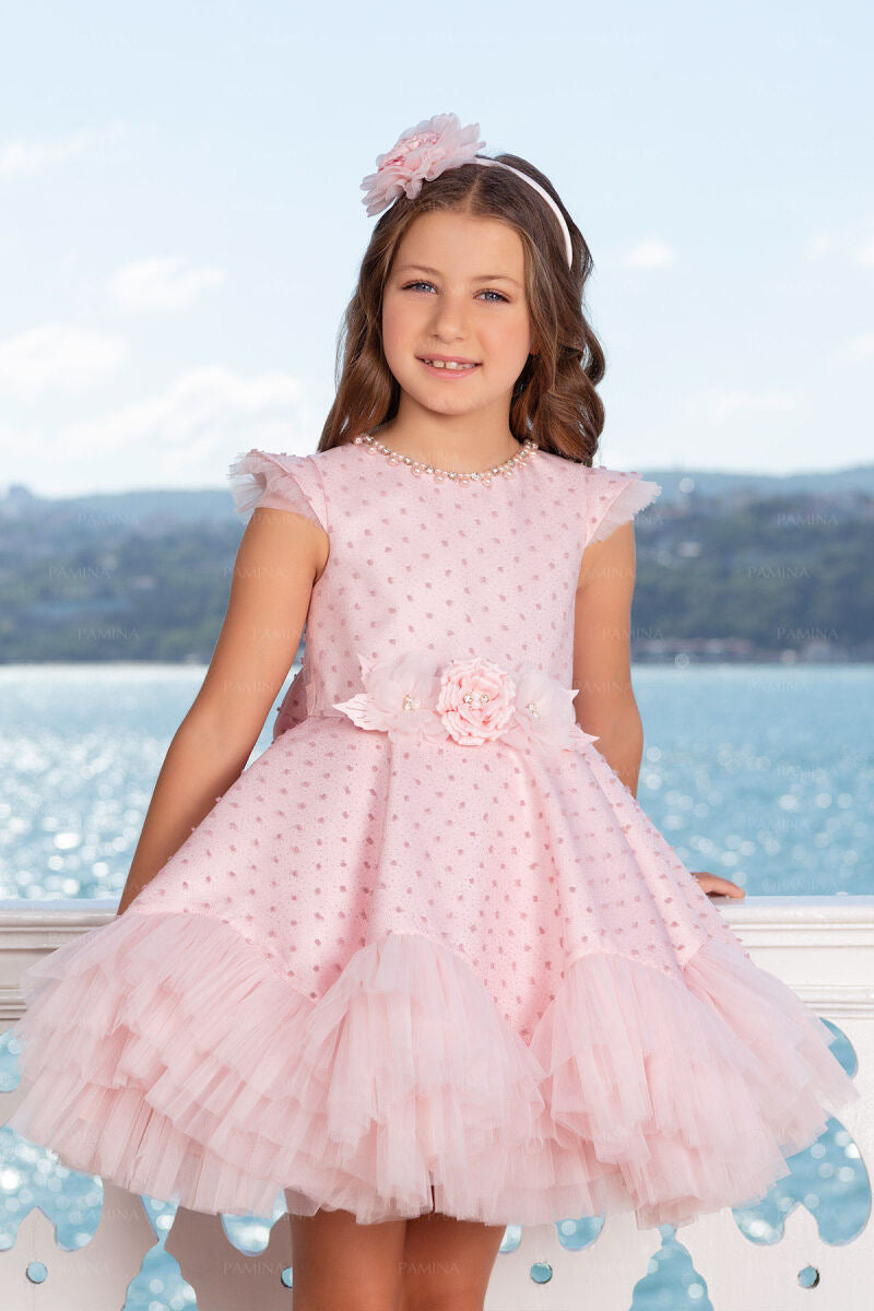 Rosalia - Robe en tulle rose