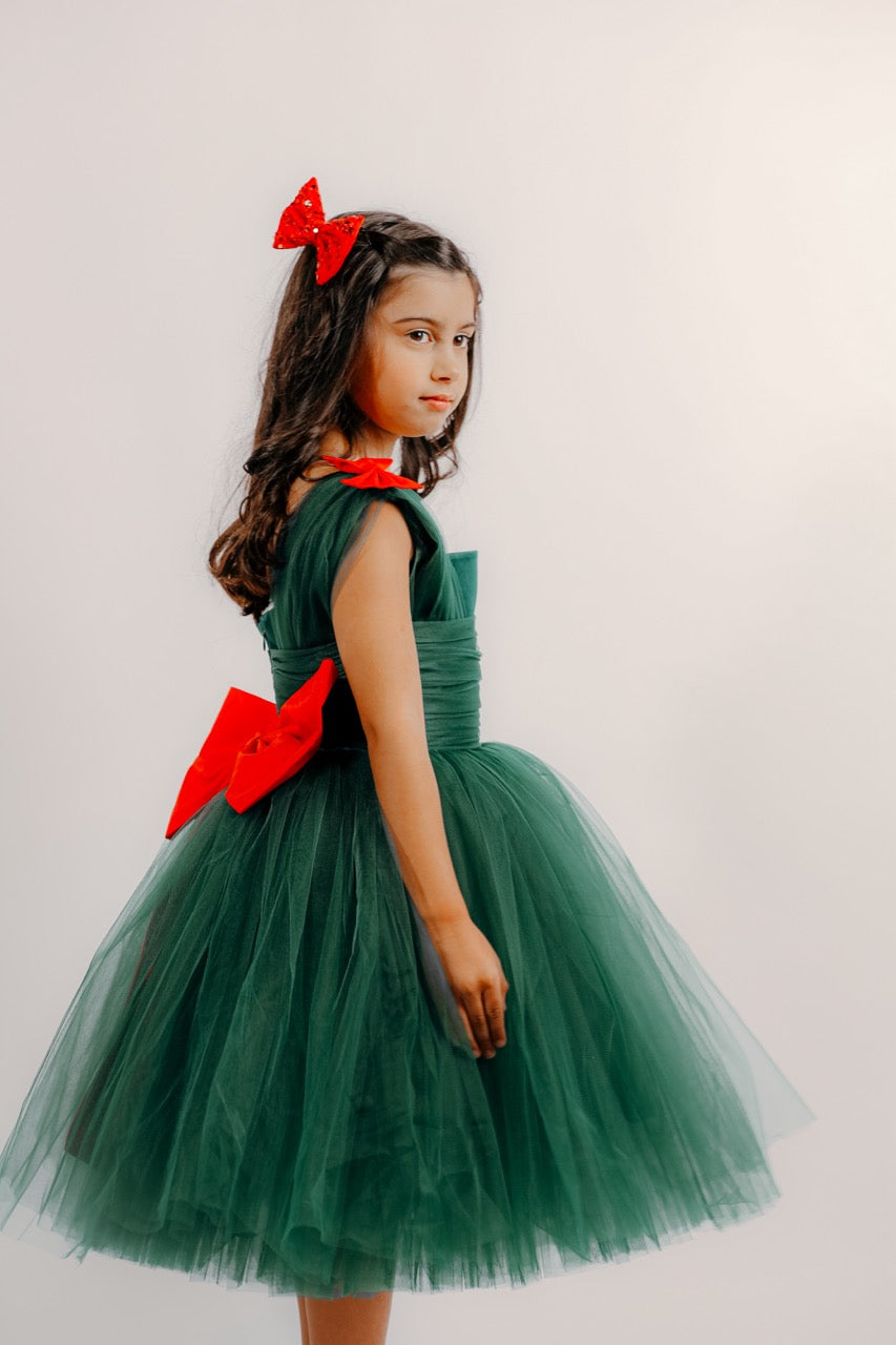 Elena - Robe en tulle volumineuse pour enfant couleur personnalisable