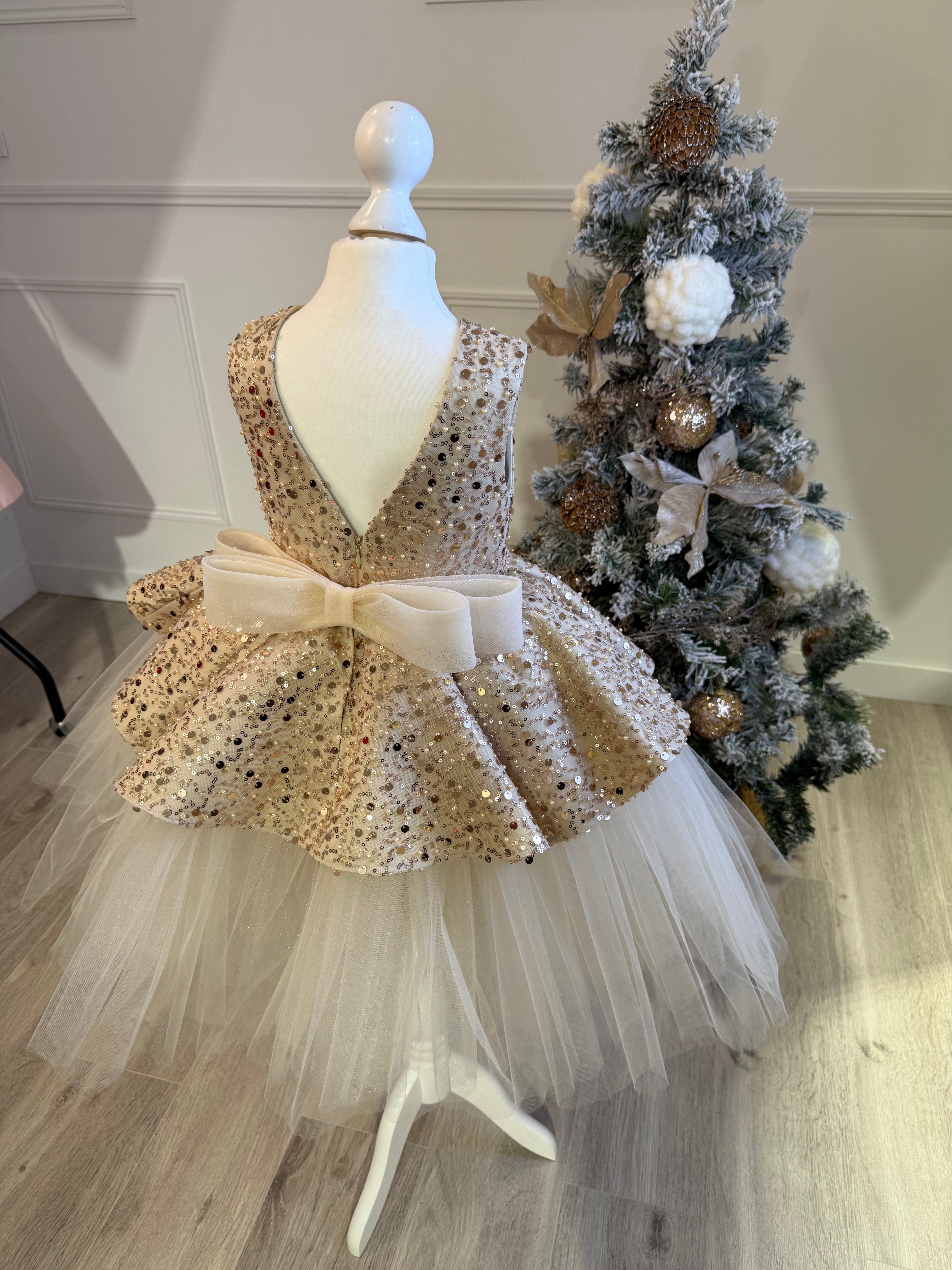 Ivy - Robe sans manches à sequins pour fille