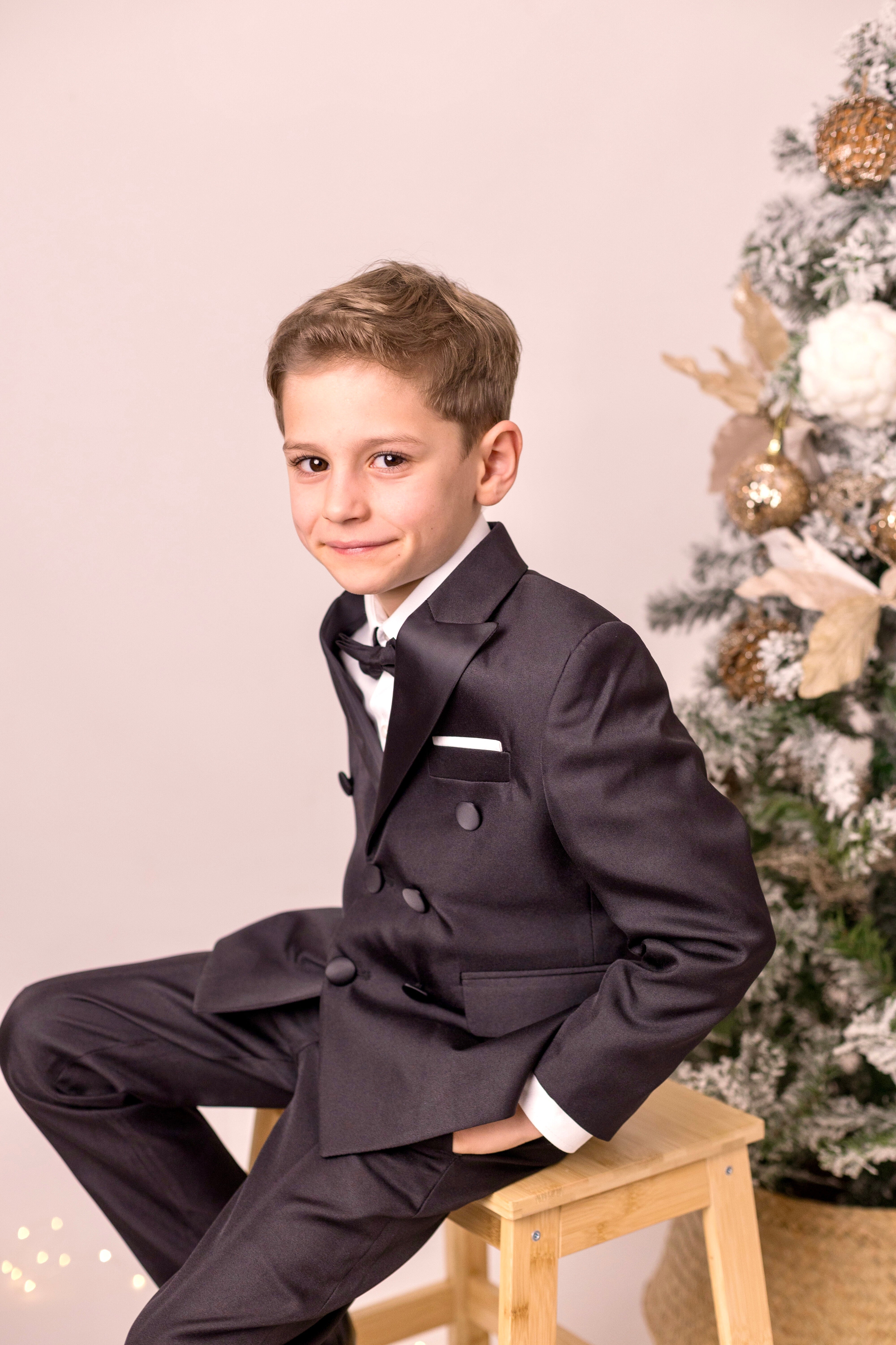 costume noir garçon