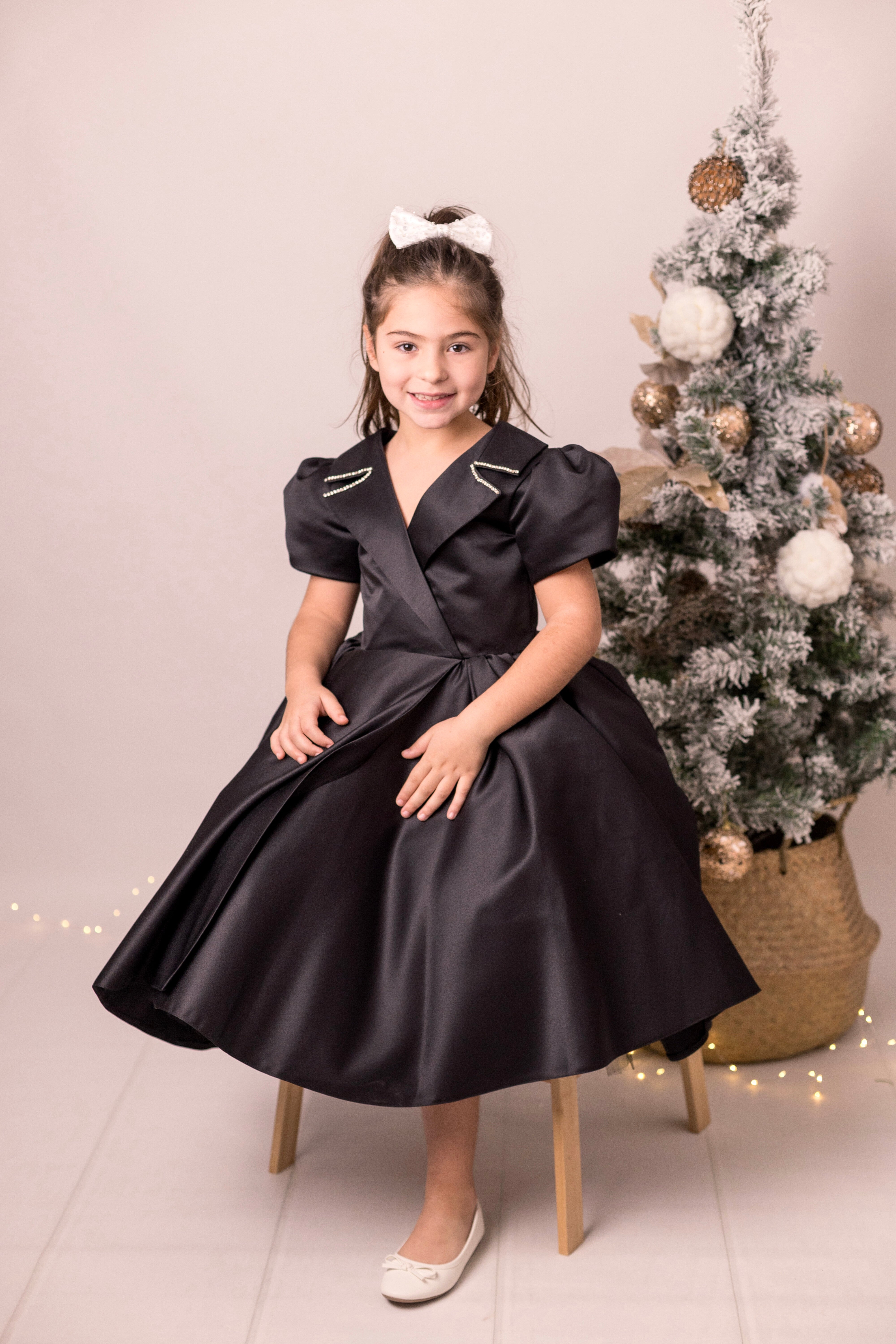 robe noire blazer fille