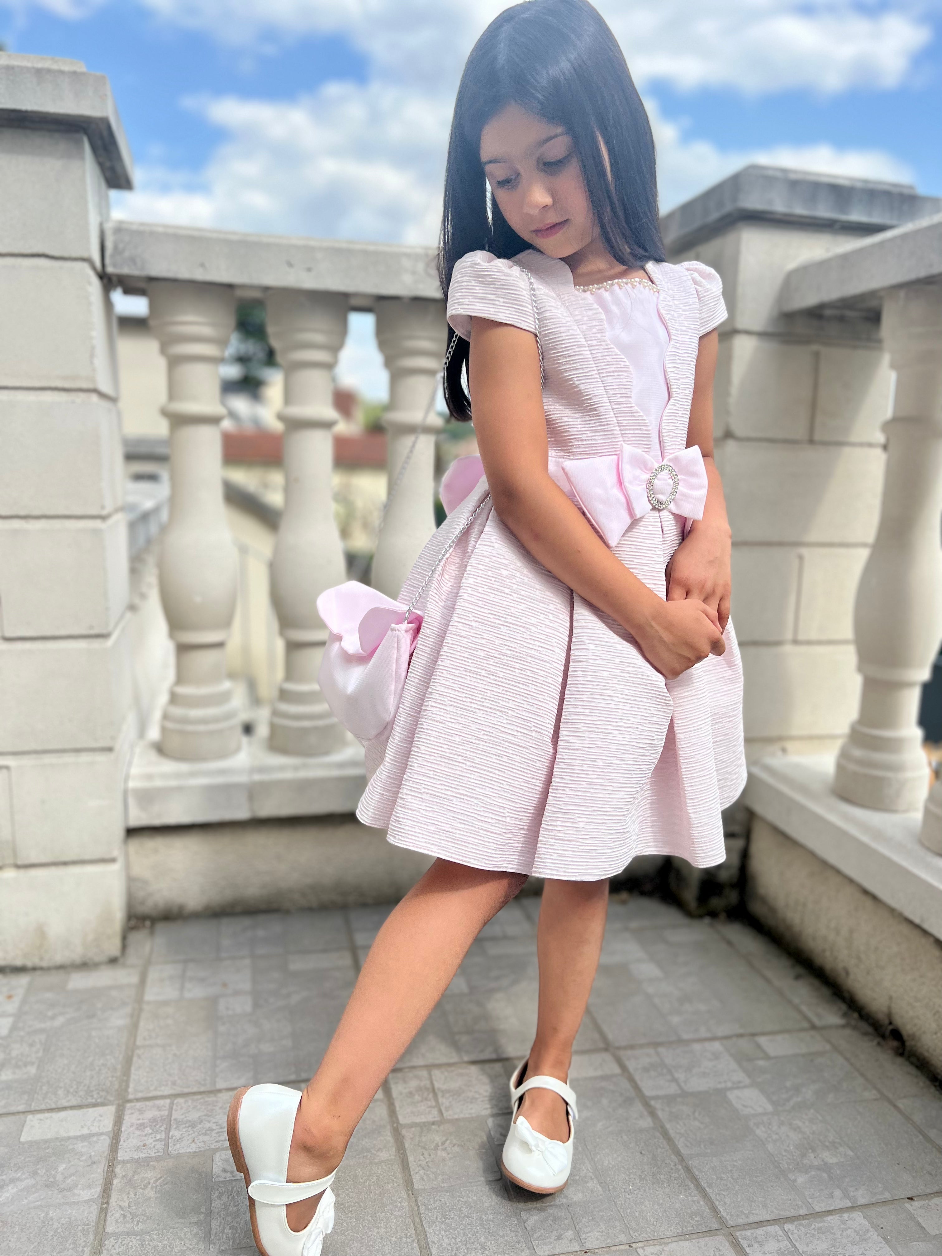 Talia - Robe de cérémonie avec perles