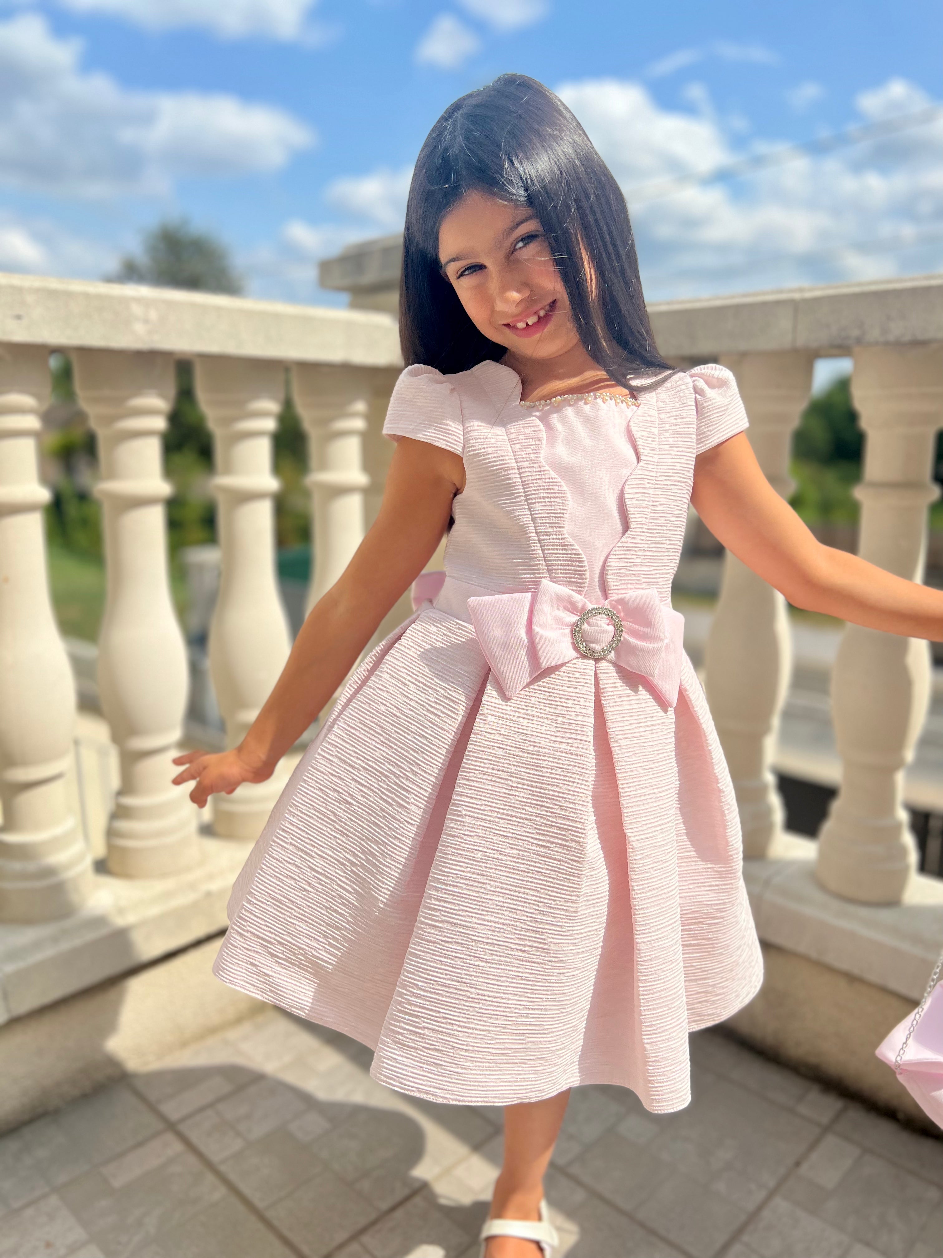 Talia - Robe de cérémonie avec perles