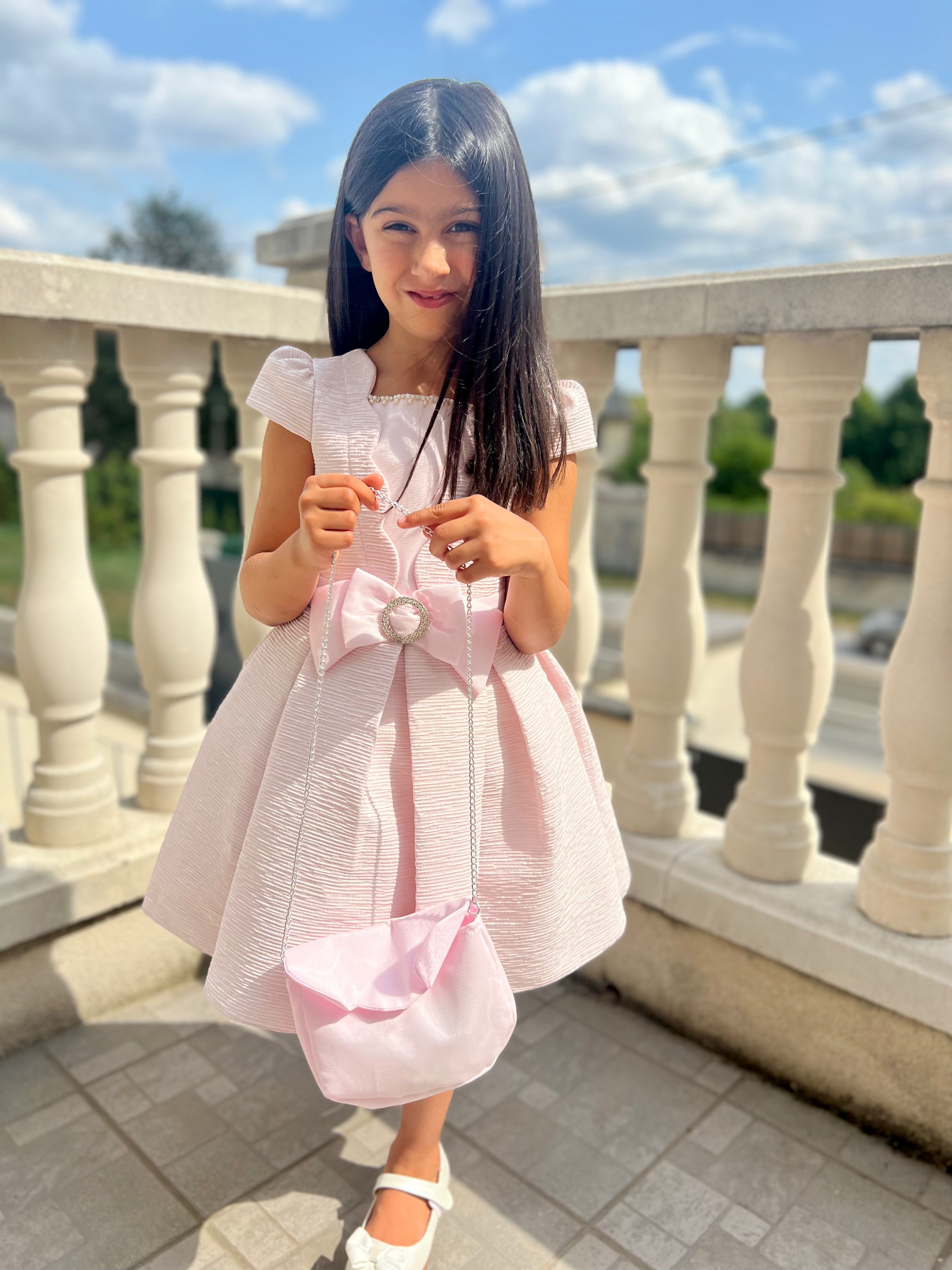 Talia - Robe de cérémonie avec perles