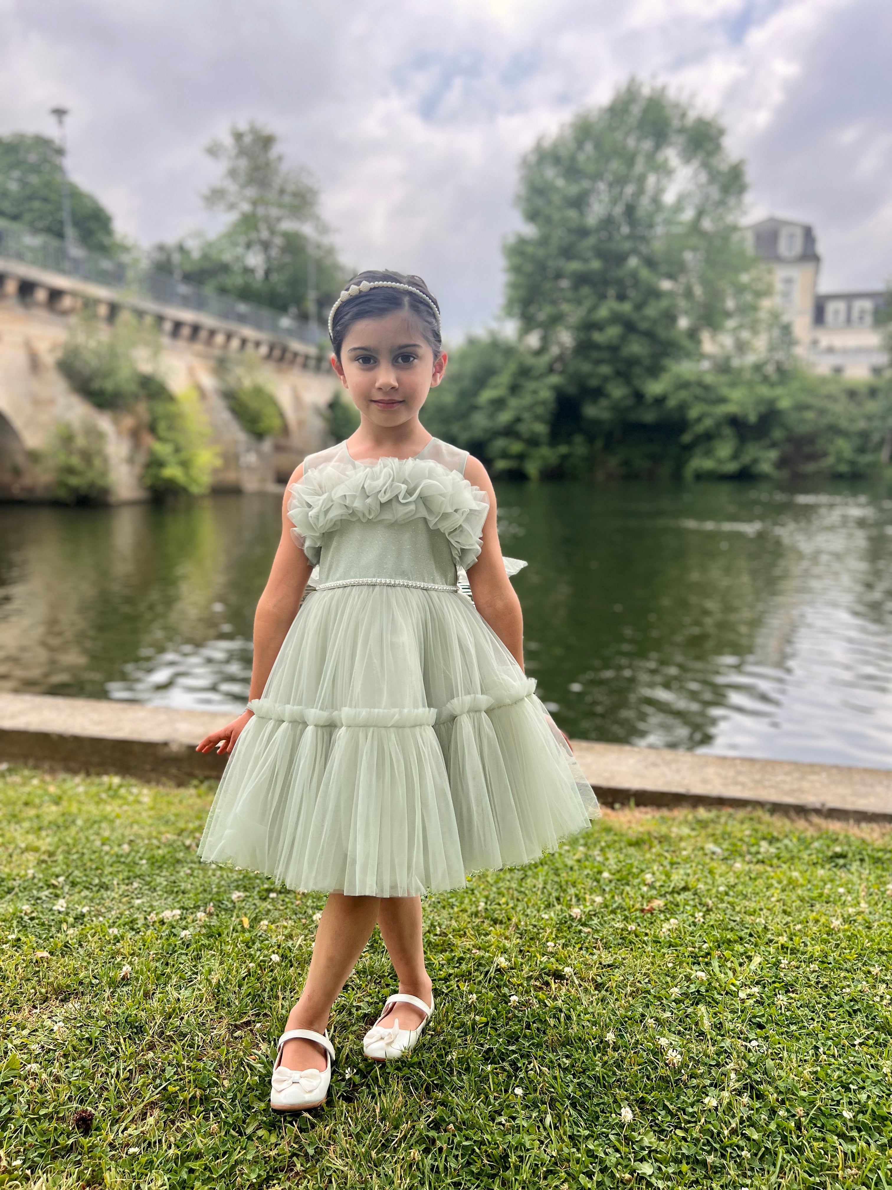Inaya - Robe en tulle et froufrous