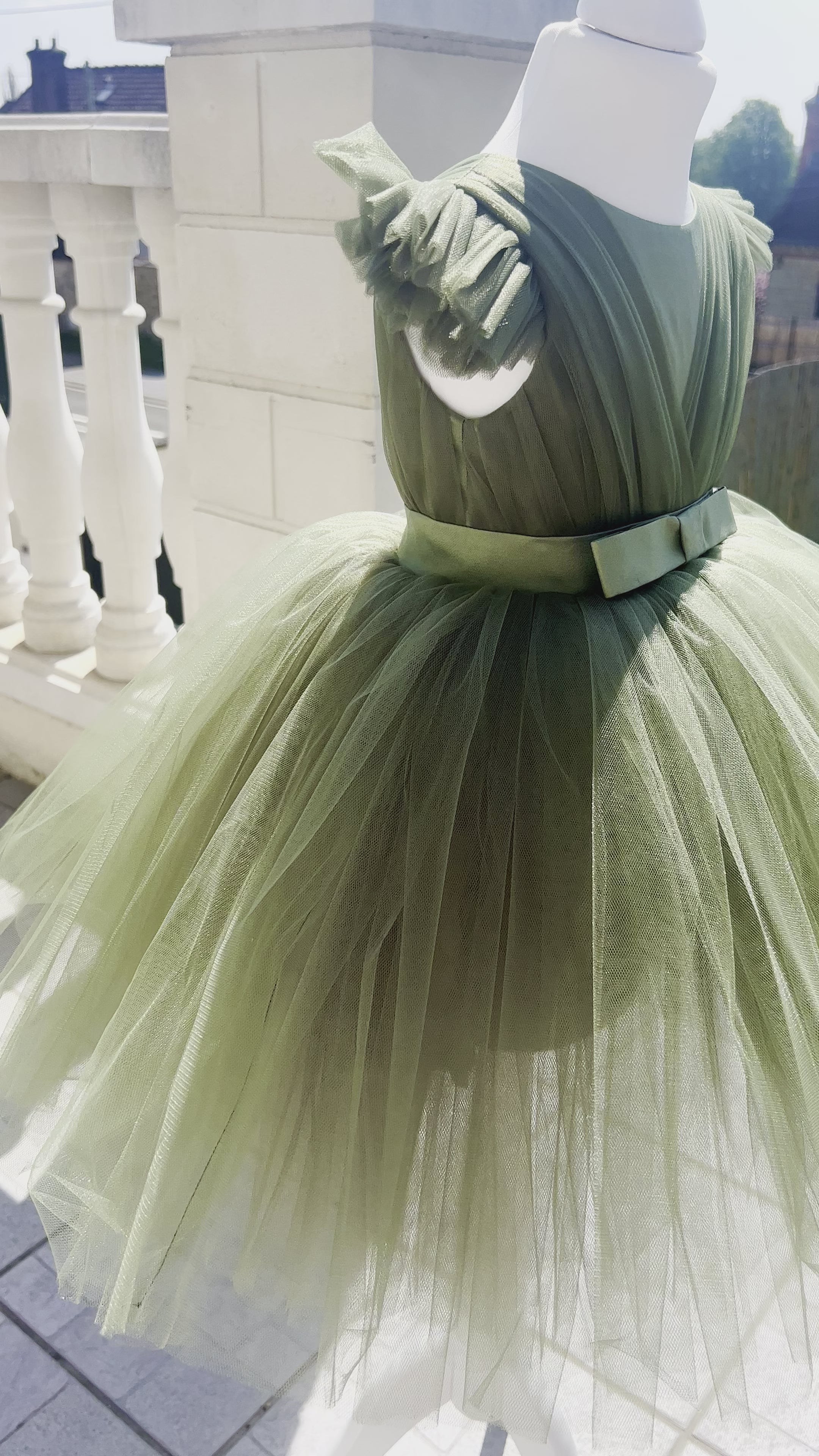 Eva - Robe de cérémonie en tulle pour fille