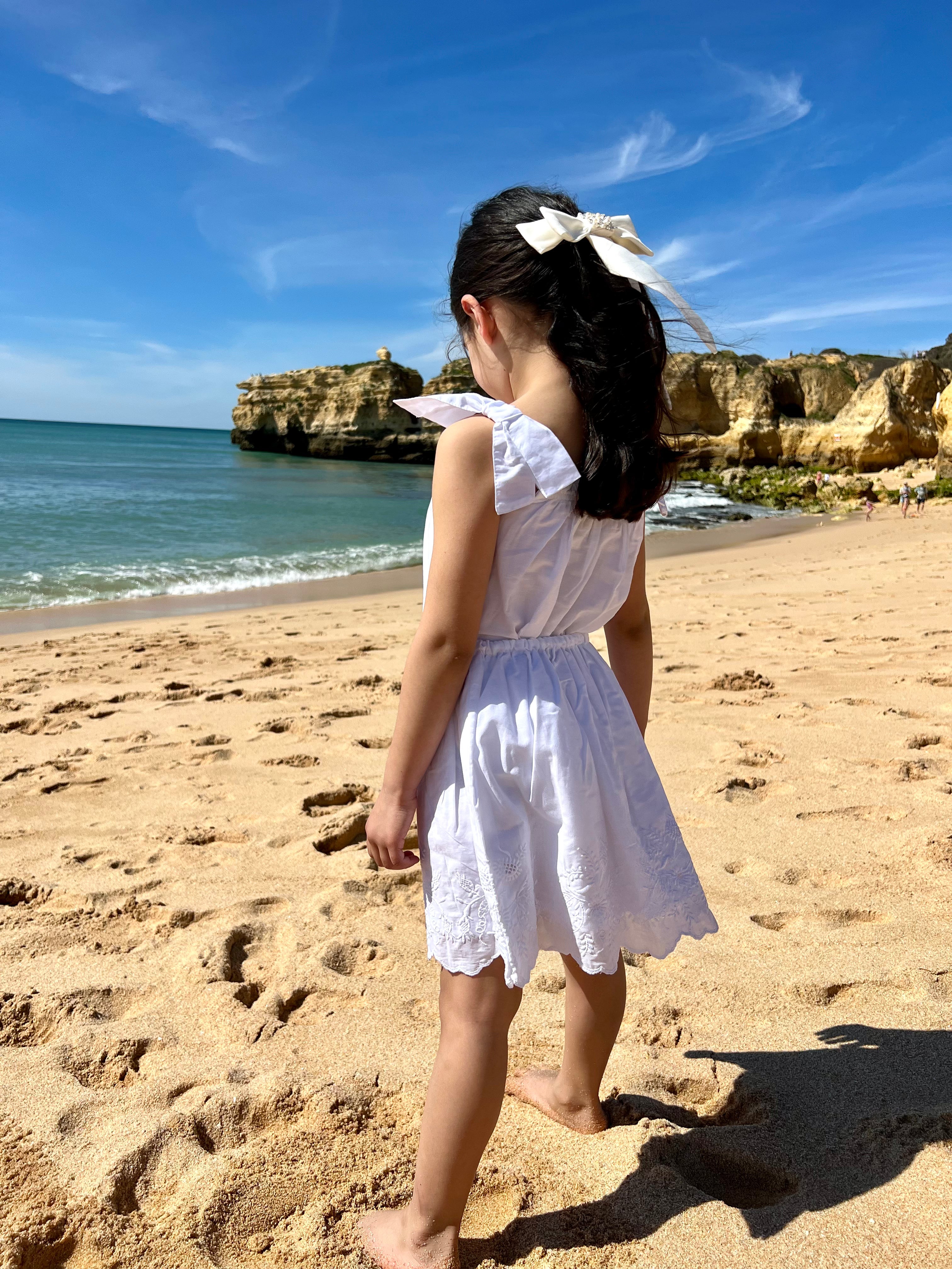 Louise - Ensemble de cérémonie champêtre blanc