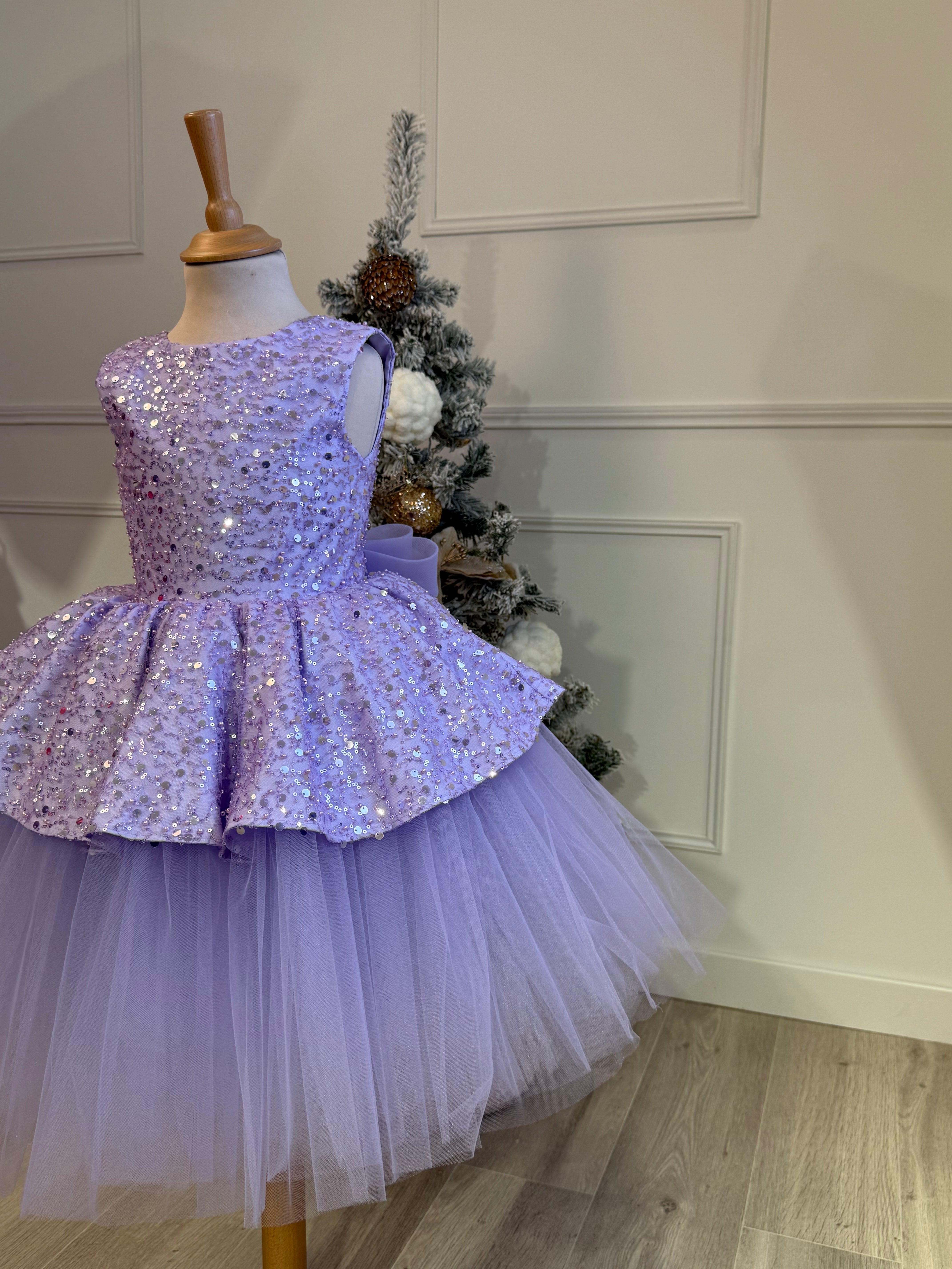 Ivy - Robe sans manches à sequins pour fille