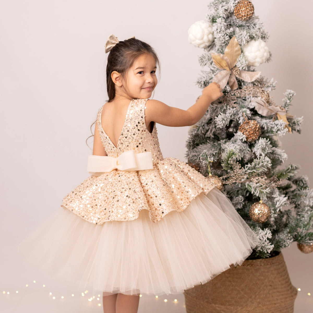 Robe à Paillettes - Doré - FEMME | H&M FR