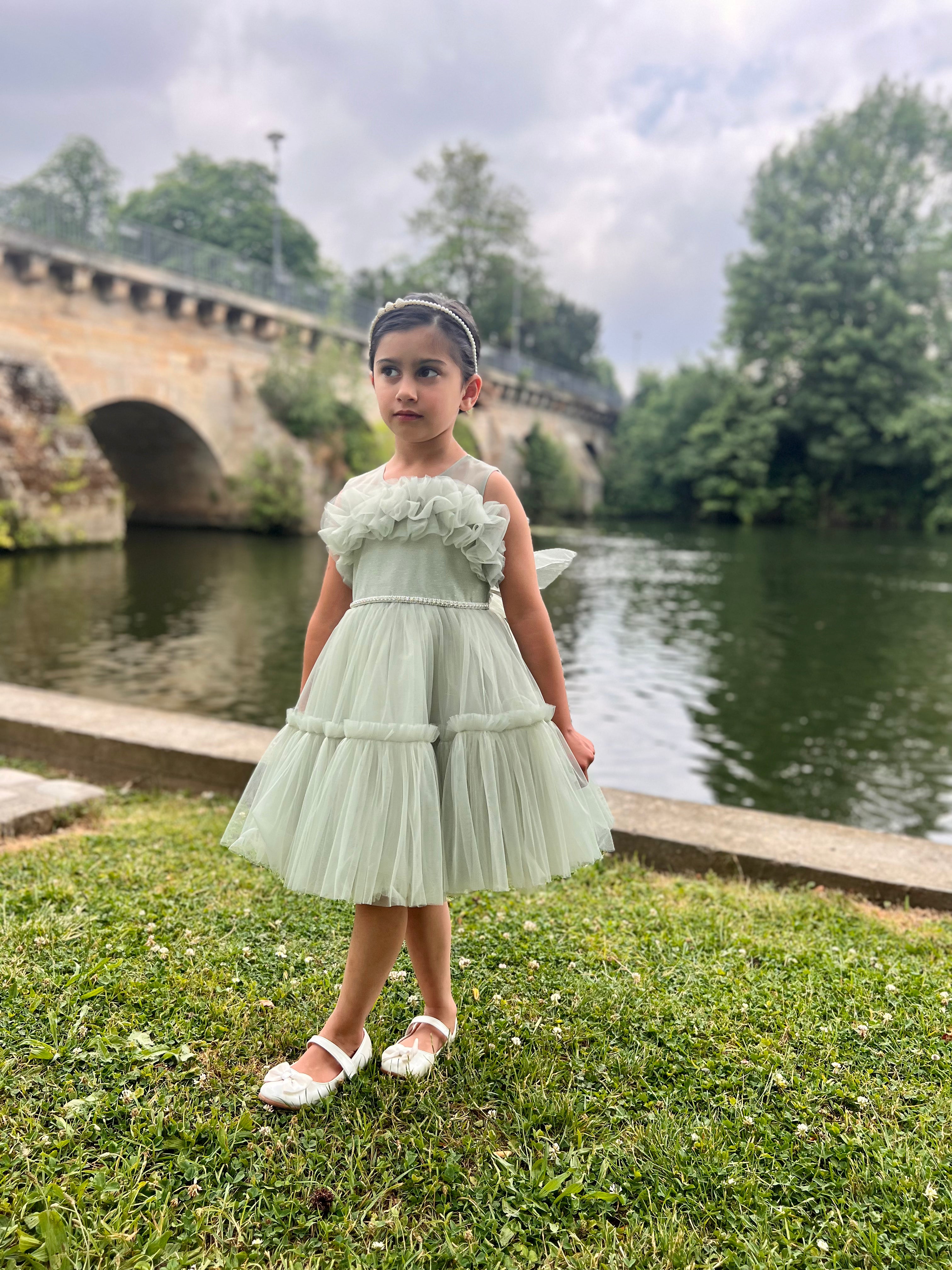 Inaya - Robe en tulle et froufrous