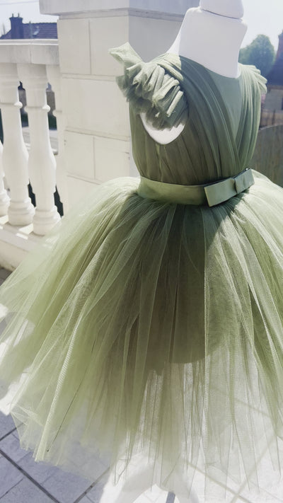Eva - Robe de cérémonie en tulle pour fille